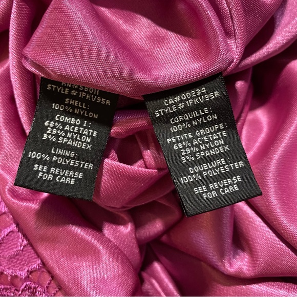 Jax Satin & Lace Sleeveless Semi-Formal Fitted Dress Size 12 - Picture 14 of 15